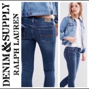Denim & Supply Ralph Lauren Women’s Medium Wash Stretch Straight Jeans Sz 27/32